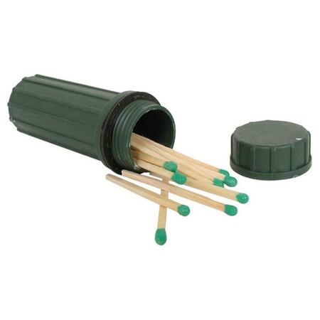 LIBERTY MOUNTAIN Waterproof Plastic Match Box, Green 372201